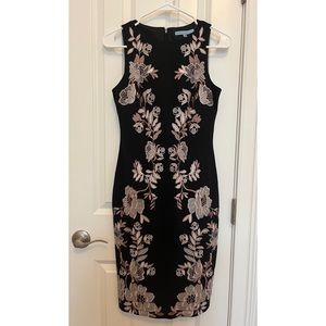 Antonio Melani Embroidered Cocktail Dress